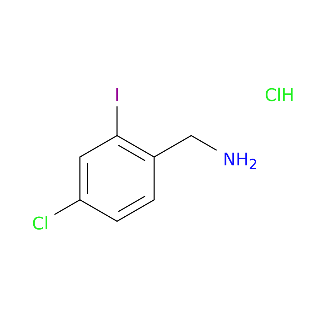 (4-chloro-2-iodophenyl)methanamine hydrochloride