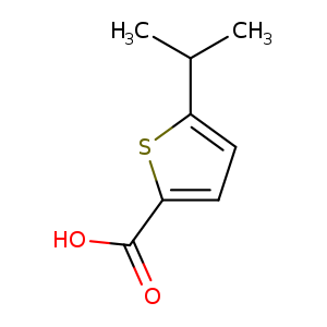 2-Thiophenecarboxylic acid, 5-(1-methylethyl)-