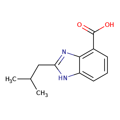 2-(2-Methylpropyl)-1h-1,3-benzodiazole-4-carboxylic acid