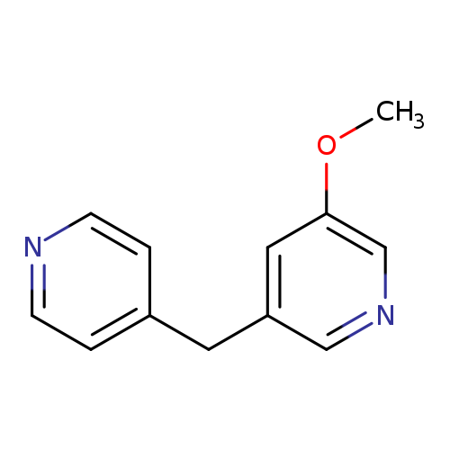 3-methoxy-5-[(pyridin-4-yl)methyl]pyridine
