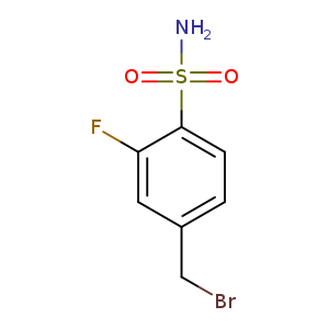 4-(Bromomethyl)-2-fluorobenzenesulphonamide