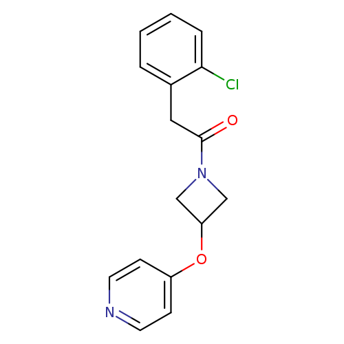 2-(2-chlorophenyl)-1-[3-(pyridin-4-yloxy)azetidin-1-yl]ethan-1-one
