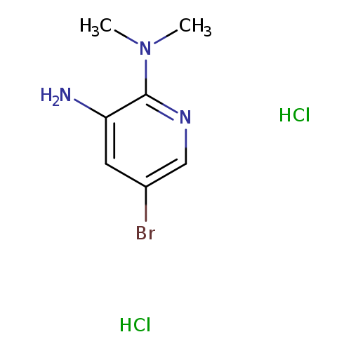 5-bromo-N2,N2-dimethylpyridine-2,3-diamine dihydrochloride