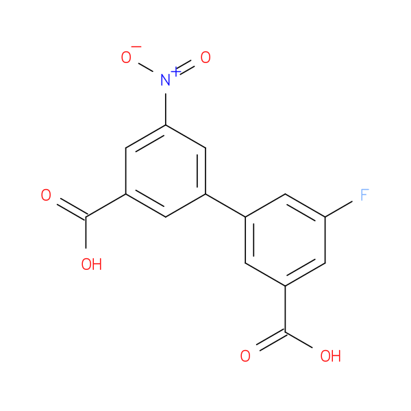 3-(3-Carboxy-5-fluorophenyl)-5-nitrobenzoic acid