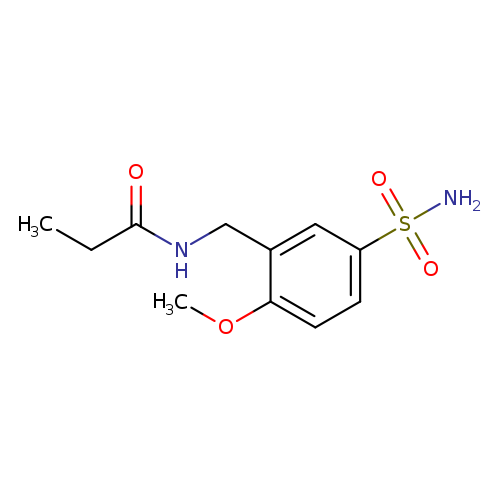 N-[(2-methoxy-5-sulfamoylphenyl)methyl]propanamide