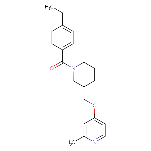 4-{[1-(4-ethylbenzoyl)piperidin-3-yl]methoxy}-2-methylpyridine