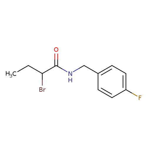 2-Bromo-n-(4-fluorobenzyl)butanamide