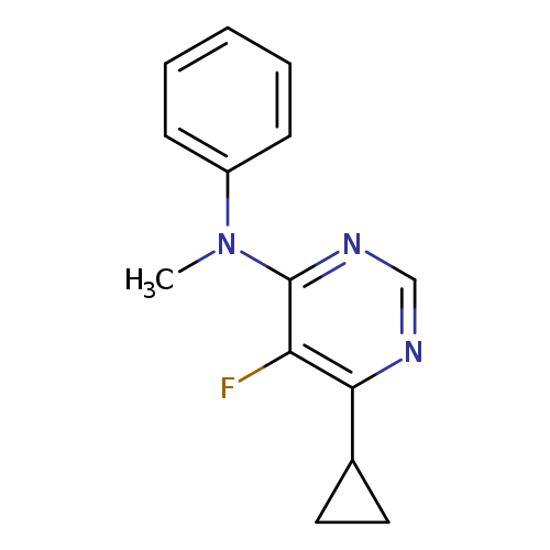 6-cyclopropyl-5-fluoro-N-methyl-N-phenylpyrimidin-4-amine