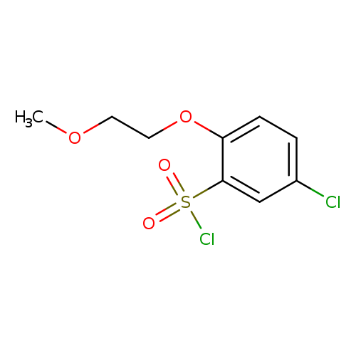 5-Chloro-2-(2-methoxyethoxy)benzene-1-sulfonyl chloride