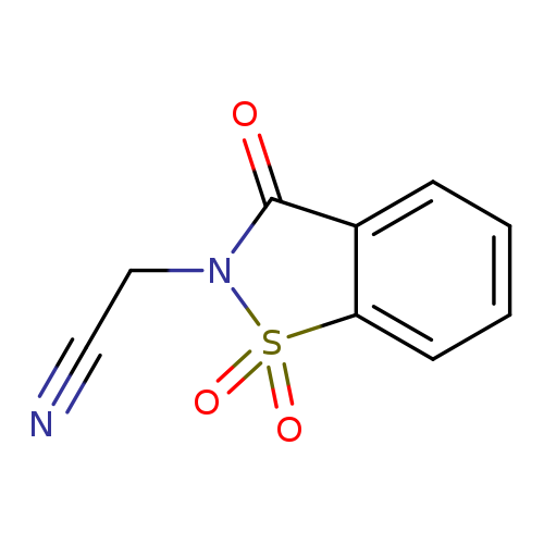 2-(1,1-Dioxido-3-oxobenzo[d]isothiazol-2(3H)-yl)acetonitrile