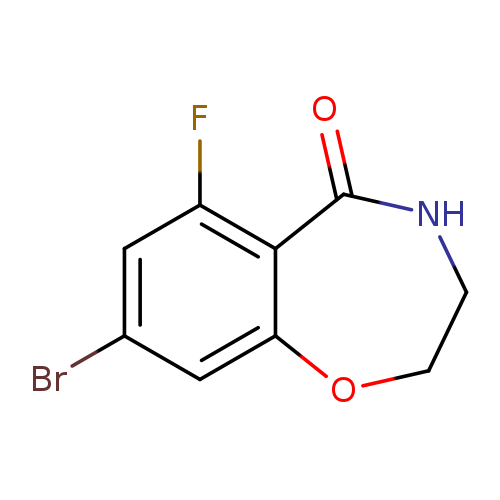 8-Bromo-6-fluoro-3,4-dihydrobenzo[f][1,4]oxazepin-5(2H)-one