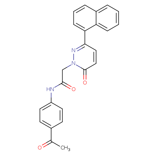 N-(4-acetylphenyl)-2-[3-(naphthalen-1-yl)-6-oxo-1,6-dihydropyridazin-1-yl]acetamide