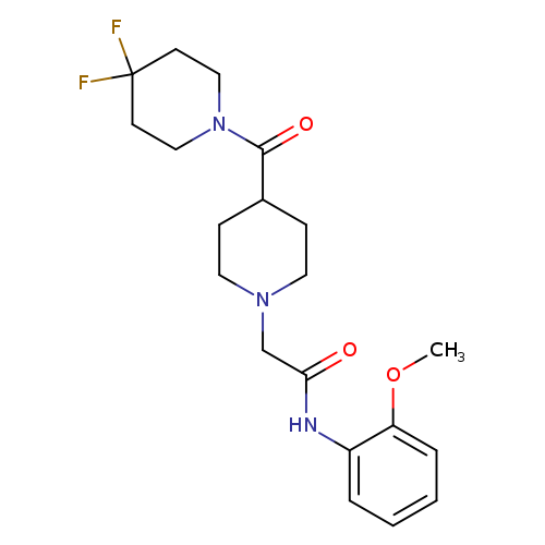 2-[4-(4,4-difluoropiperidine-1-carbonyl)piperidin-1-yl]-N-(2-methoxyphenyl)acetamide