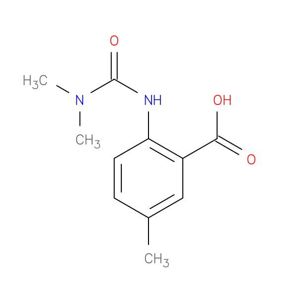2-[(dimethylcarbamoyl)amino]-5-methylbenzoic acid
