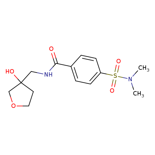 4-(dimethylsulfamoyl)-N-[(3-hydroxyoxolan-3-yl)methyl]benzamide