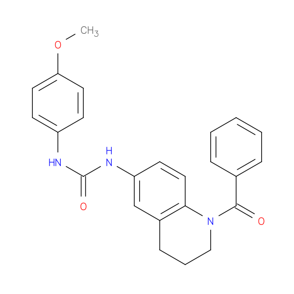 3-(1-benzoyl-1,2,3,4-tetrahydroquinolin-6-yl)-1-(4-methoxyphenyl)urea