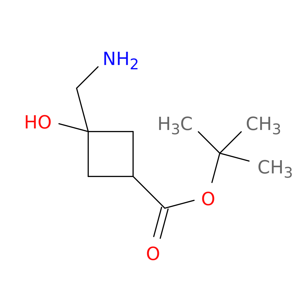 tert-butyl 3-(aminomethyl)-3-hydroxycyclobutane-1-carboxylate
