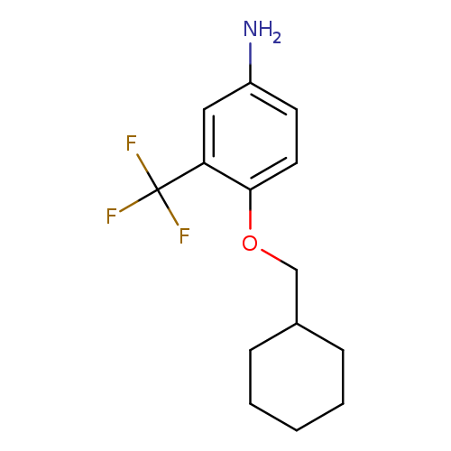 4-(Cyclohexylmethoxy)-3-(trifluoromethyl)aniline