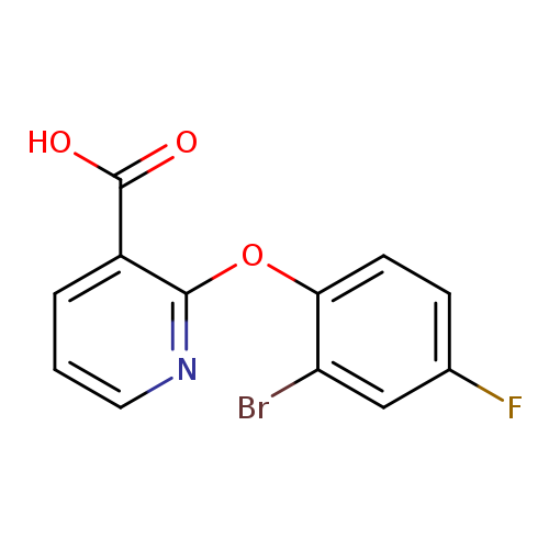 2-(2-bromo-4-fluorophenoxy)pyridine-3-carboxylic acid