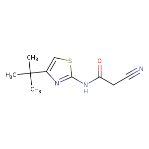 N-(4-tert-butyl-1,3-thiazol-2-yl)-2-cyanoacetamide