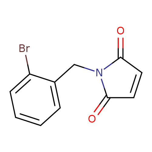 1-[(2-bromophenyl)methyl]-2,5-dihydro-1H-pyrrole-2,5-dione