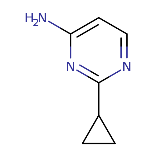 4-Pyrimidinamine, 2-cyclopropyl- (9CI)
