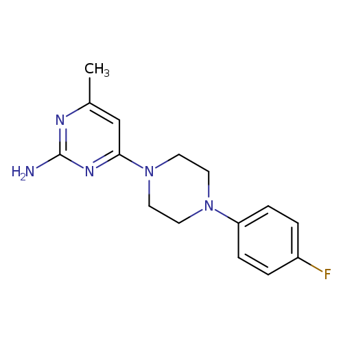 4-(4-(4-Fluorophenyl)piperazin-1-yl)-6-methylpyrimidin-2-amine