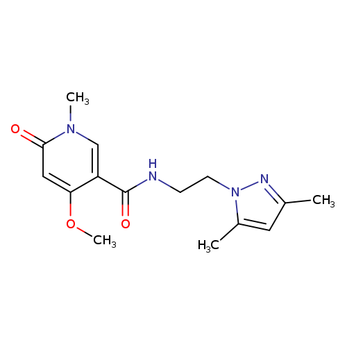 N-[2-(3,5-dimethyl-1H-pyrazol-1-yl)ethyl]-4-methoxy-1-methyl-6-oxo-1,6-dihydropyridine-3-carboxamide