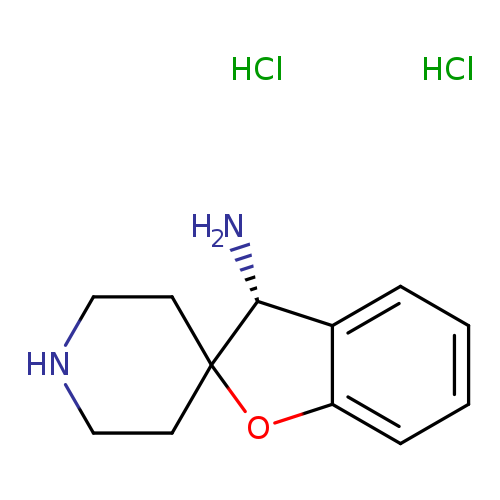 (R)-3H-Spiro[benzofuran-2,4'-piperidin]-3-amine dihydrochloride