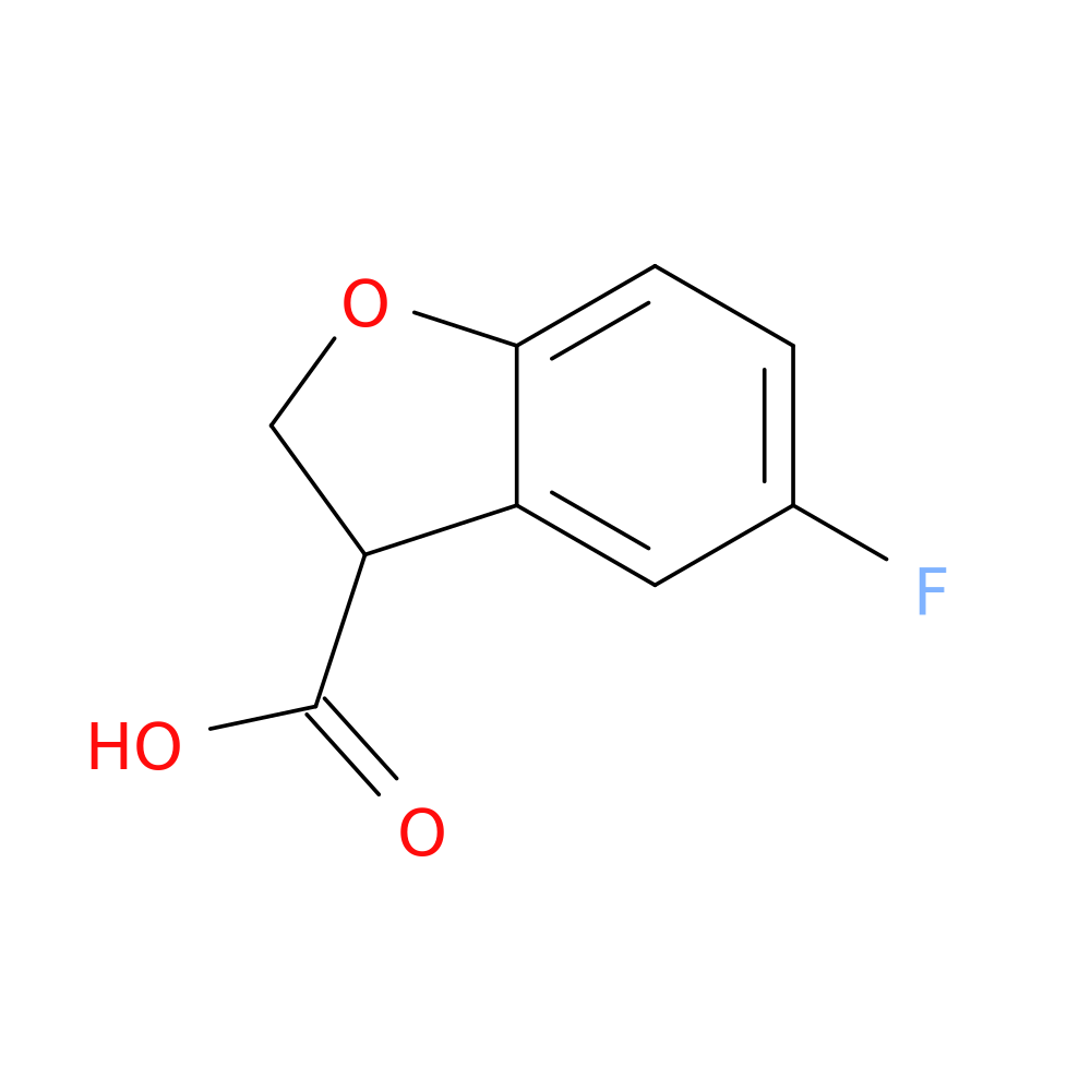 5-fluoro-2,3-dihydro-1-benzofuran-3-carboxylic acid