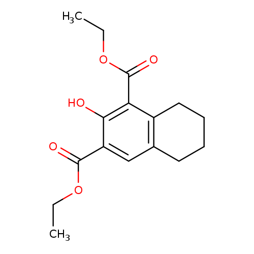 1,3-Naphthalenedicarboxylicacid, 5,6,7,8-tetrahydro-2-hydroxy-, 1,3-diethyl ester