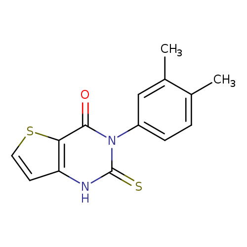 3-(3,4-Dimethylphenyl)-2-thioxo-2,3-dihydrothieno[3,2-d]pyrimidin-4(1h)-one