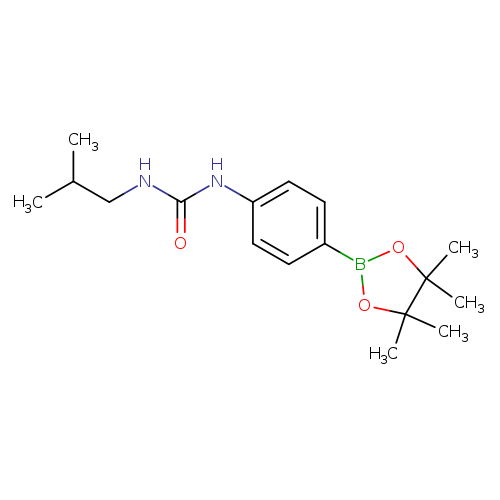 1-Isobutyl-3-(4-(4,4,5,5-tetramethyl-1,3,2-dioxaborolan-2-yl)phenyl)urea
