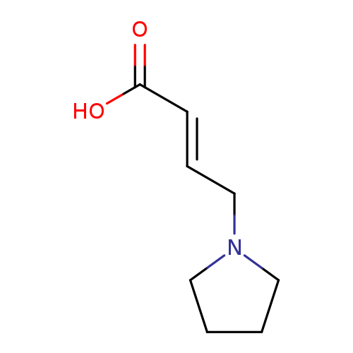 2-Butenoic acid,4-(1-pyrrolidinyl)-, hydrochloride (1:1), (2E)-