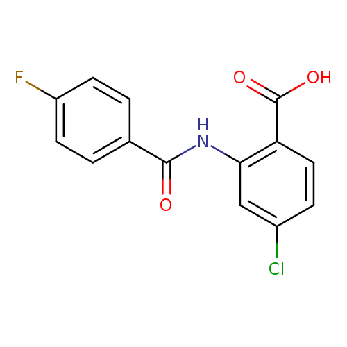 4-chloro-2-(4-fluorobenzamido)benzoic acid