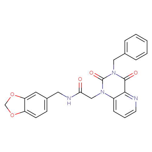 N-[(2H-1,3-benzodioxol-5-yl)methyl]-2-{3-benzyl-2,4-dioxo-1H,2H,3H,4H-pyrido[3,2-d]pyrimidin-1-yl}acetamide