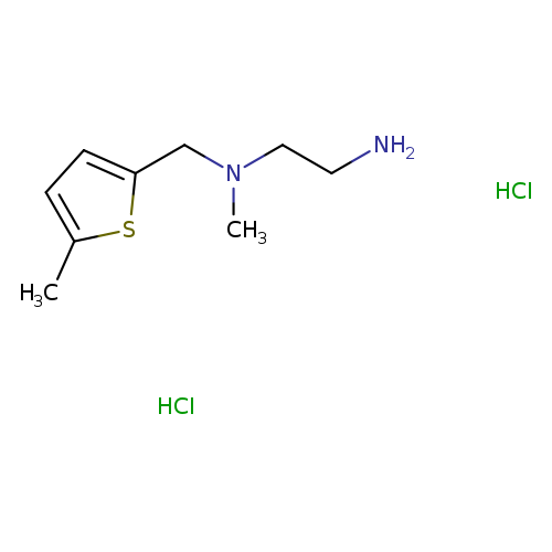 (2-aminoethyl)(methyl)[(5-methylthiophen-2-yl)methyl]amine dihydrochloride