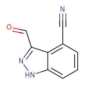 4-CYANO-3-(1H)INDAZOLE CARBOALDEHYDE
