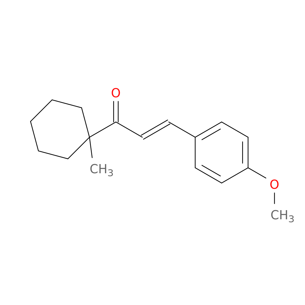 3-(4-methoxyphenyl)-1-(1-methylcyclohexyl)-2-propen-1-one