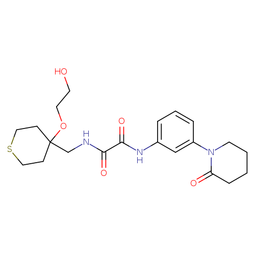 N'-{[4-(2-hydroxyethoxy)thian-4-yl]methyl}-N-[3-(2-oxopiperidin-1-yl)phenyl]ethanediamide