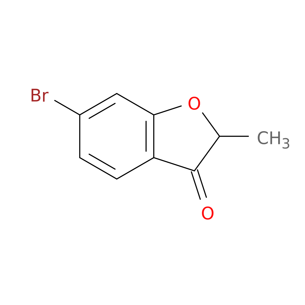 6-bromo-2-methyl-2,3-dihydro-1-benzofuran-3-one