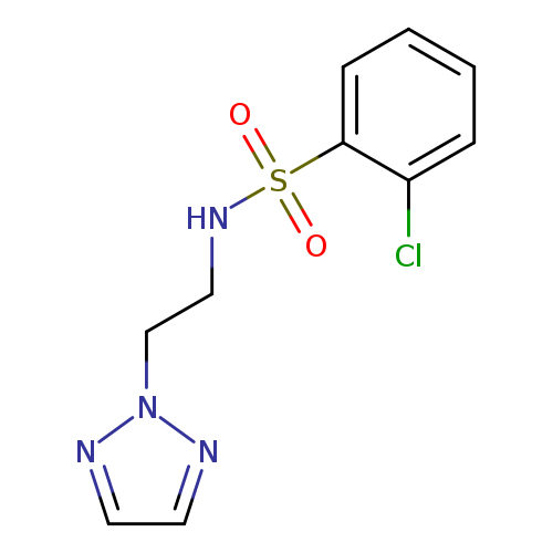 2-chloro-N-[2-(2H-1,2,3-triazol-2-yl)ethyl]benzene-1-sulfonamide