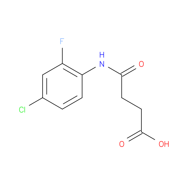 4-[(4-Chloro-2-fluorophenyl)amino]-4-oxobutanoic acid