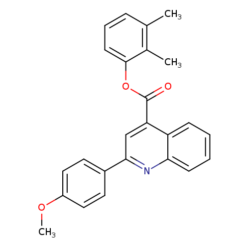 2,3-dimethylphenyl 2-(4-methoxyphenyl)-4-quinolinecarboxylate