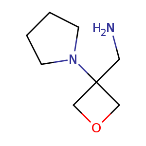3-Oxetanemethanamine, 3-(1-pyrrolidinyl)-