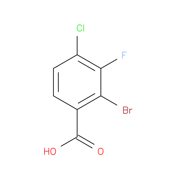 2-Bromo-4-chloro-3-fluorobenzoic acid