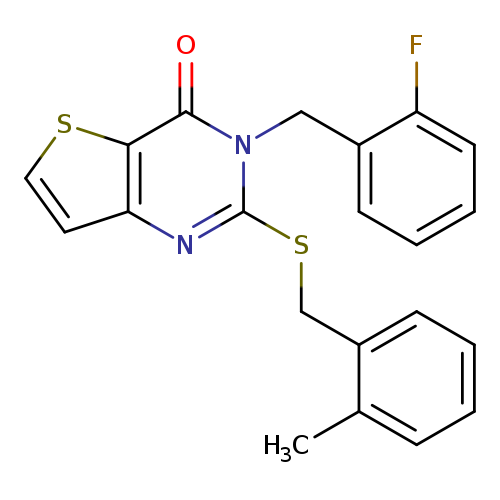 3-[(2-fluorophenyl)methyl]-2-{[(2-methylphenyl)methyl]sulfanyl}-3H,4H-thieno[3,2-d]pyrimidin-4-one