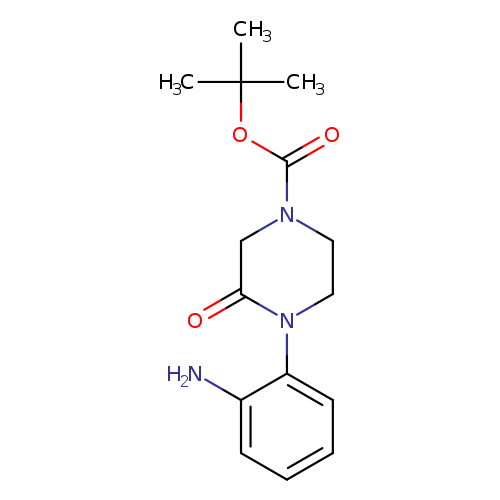 tert-butyl 4-(2-aminophenyl)-3-oxopiperazine-1-carboxylate