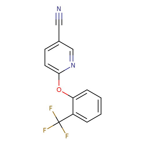 6-[2-(trifluoromethyl)phenoxy]pyridine-3-carbonitrile