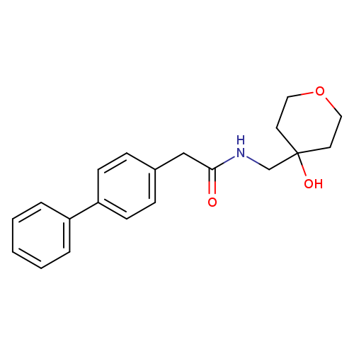 2-{[1,1'-biphenyl]-4-yl}-N-[(4-hydroxyoxan-4-yl)methyl]acetamide
